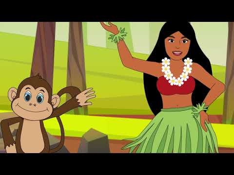 Pops & Beach Fly - Monkey Ate My Mango (Children’s Cartoon Version - Music Video)