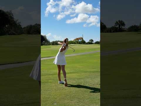 She’s on a heater 😮‍💨 #golfgirls