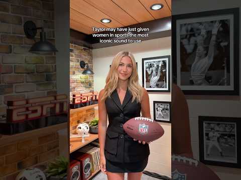 TAYLOR ATE WITH THIS ‼️#taylorswift #womeninsports #sports #espn