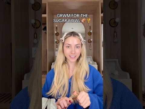 Ole Miss or Georgia?? @espn  #grwm #getreadywithme #sugarbowl #collegefootball #cfbplayoff