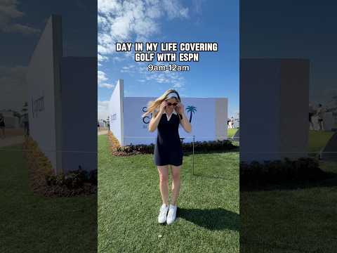 Should I make more day in the life vids? #golf #espn #sports #tgl #behindthescenes ​#shorts