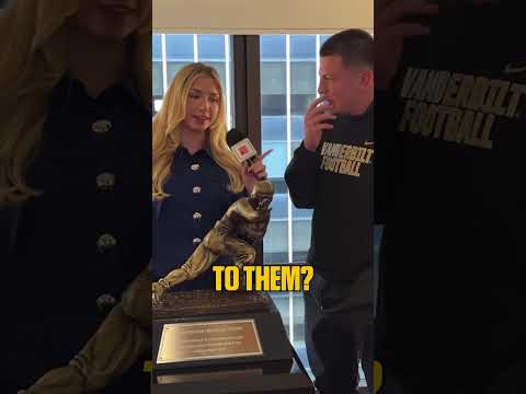 Diego Pavia interview #shorts