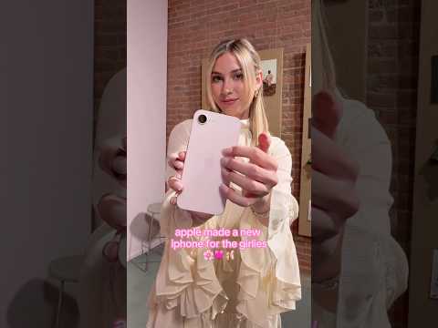 The soft pink iphone 17e 🩷 #iphone #pink #apple #shorts