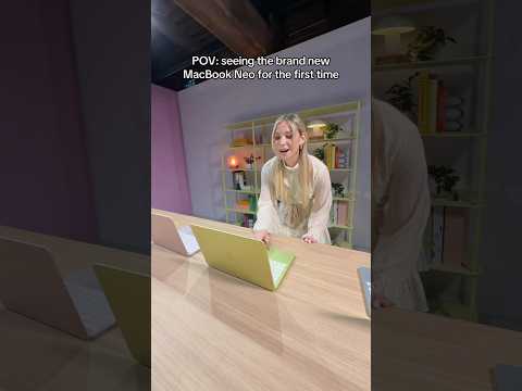 Which color is your favorite?? #macbookneo #macbook #pinkmac #macneo #apple