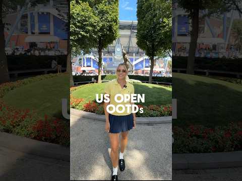 The girls are SERVING at the US Open!🤩😍 #shorts