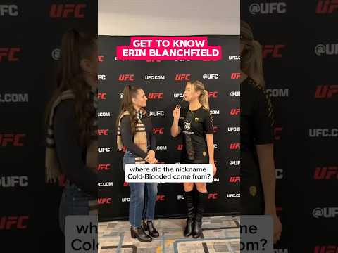 Get to know UFC fighter, Erin Blanchfield! #shorts