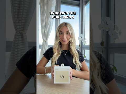 Oura ring 5 unboxing!! #shorts