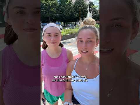 Lauren said she was hoping she’d run into me in the city and now we’re running together!!😂 #shorts