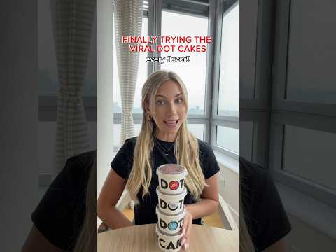 FINDING OUT IF THE VIRAL DOT CAKES ARE WORTH THE HYPE #shorts