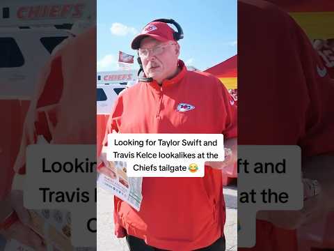 Searching for Taylor and Travis lookalikes #shorts