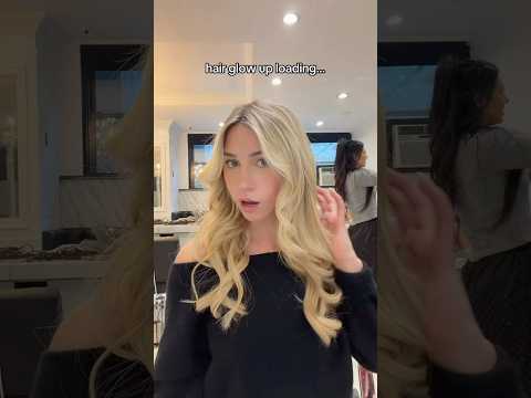 Hair glow up!! #shorts