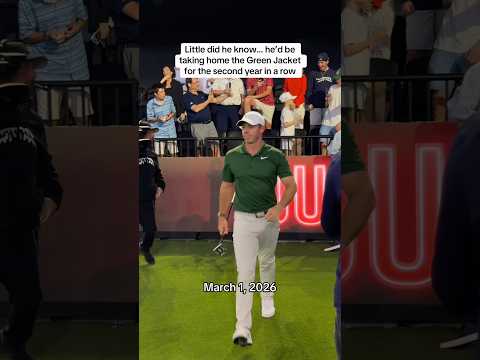 BACK TO BACK!🏆 #rorymcilroy #themasters #masters #shorts