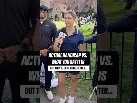 These golfers handicaps are all over the place😂 #shorts