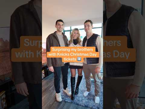 Surprising my brothers for Christmas!! #shorts