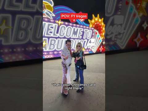 You never know what you’ll see in Vegas #f1 #vegas #lasvegasgp #shorts