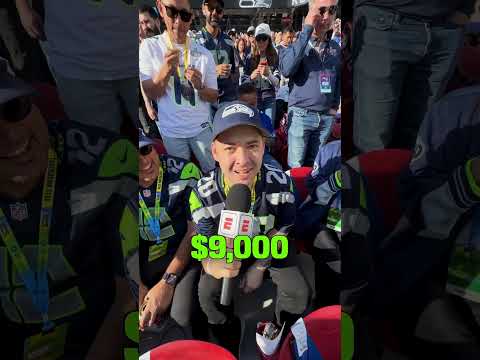 SUPERBOWL TICKET PRICES ARE INSANE!! #shorts