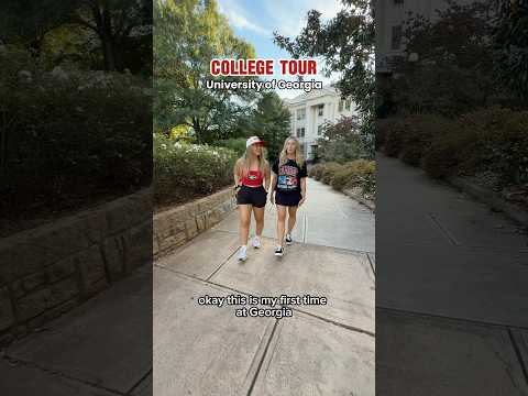 UGA COLLEGE TOUR #shorts