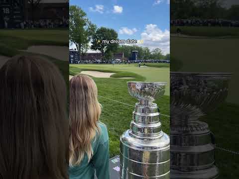 Took Stanley to his first PGA Championship 🥰 #shorts