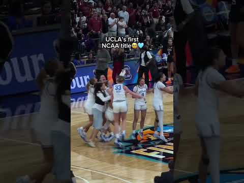 All the emotions for UCLA 💛🐻#marchmadness #nationalchampionship #finalfour #wbb #ucla