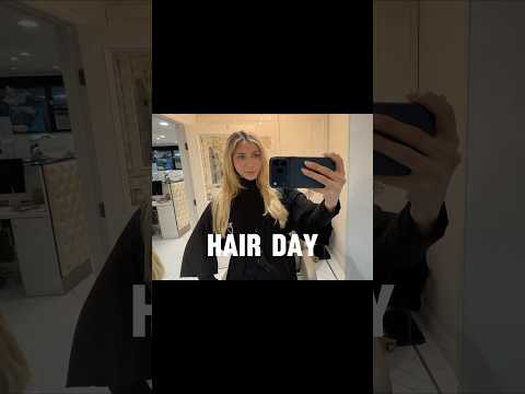 HAIR DAY VLOG! #shorts