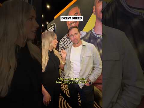 Drew Brees rates Tom Brady’s trash talk #shorts