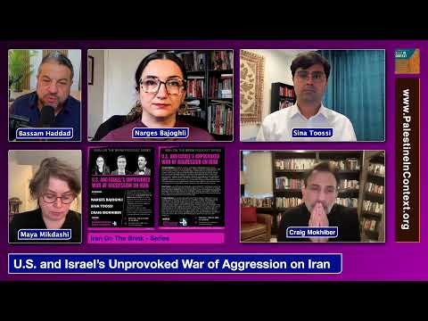 U.S. and Israel's Unprovoked War of Aggression on Iran