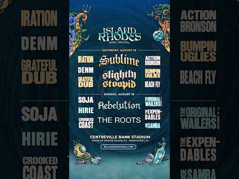 NEW ENGLAND! See you at Island Rhodes Fest this weekend! We play Saturday, 630pm.