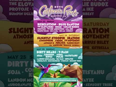 Stoked for Cali Roots! Check da full lineup. See you in Monterey on Sat, May 24 🤙🏼 #iration