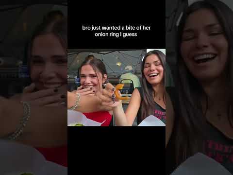 Some random guy ate her onion rings #irl #stream