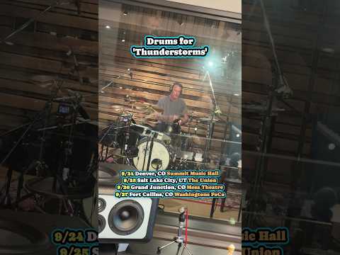 @holymolyd tracking drums for "thunderstorms"🥁