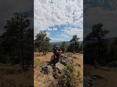 Day 596 outside of Denver at Genesee Mountain. ⛰️