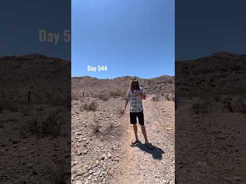 Day 544 in Phoenix, AZ on Devastator Trail. 🥵💨💨