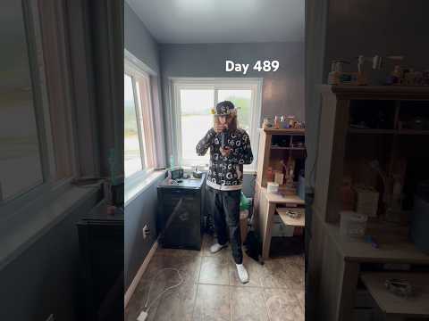 Day 489 at my boys house helping trim some beautiful flowers.