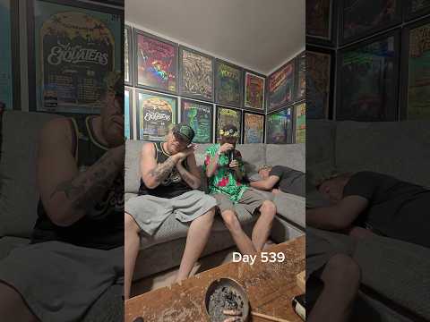 Day 539 at my boy Jordan’s house with some guy on the couch. 🤣