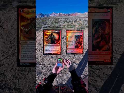Let’s start it off at Red Rock Canyon with a pack of Final Fantasy. Mythic Pull! 😃