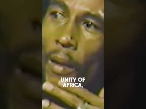 “Well [what] I feel ahead for I and I is the unity of Africa.” #bobmarley