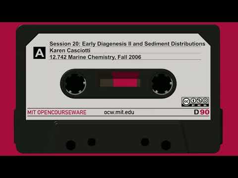 Session 20: Early Diagenesis II and Sediment Distributions