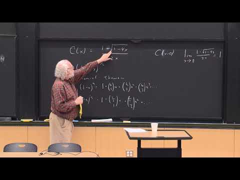 Lecture 7: Generating Functions for Catalan Numbers