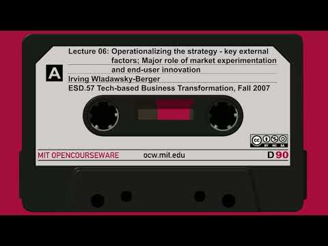 6. Operationalizing the strategy - key external factors; Major role of market experimentation...