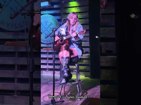 Clip of “Homesick” by Lauren Freebird #singersongwriter #raspyvoice #acousticoriginal #homesick