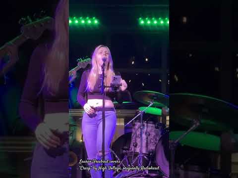Clip of Lauren covering “Creep”#fullbandcover #creep #livemusic #songcovers