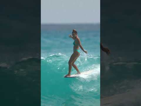 Sophia Culhane Surfs Queens  #hawaii #waikikibeach #surf #surfergirl