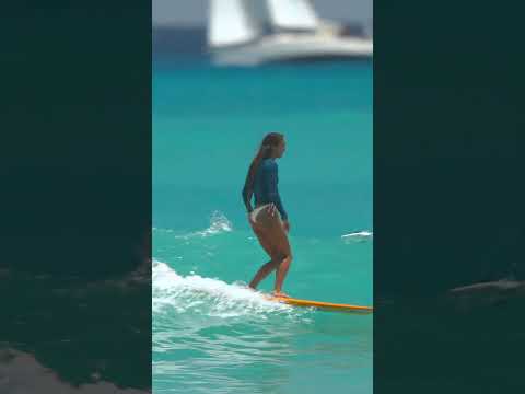 Bella Eberz "Surfer Girl" 🎶 by StavrosMusic #surfergirl #hawaii #waikikibeach