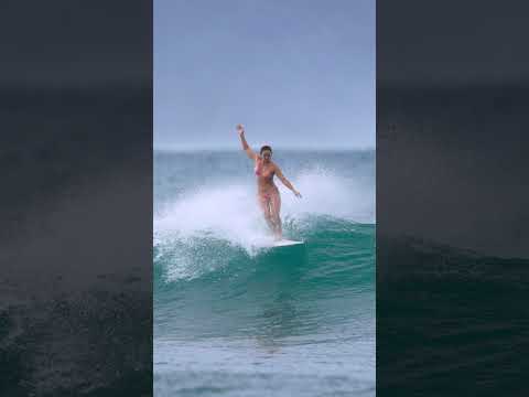 Sally Cohen Surfs Pua'ena Pt. #surfergirl #hawaii #surfer #longboardsurfing #northshoreoahu