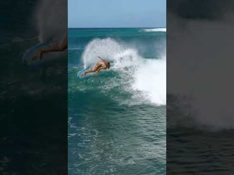 Kailani Johnson Ripping Drone Clip #hawaii #surfergirl #dji