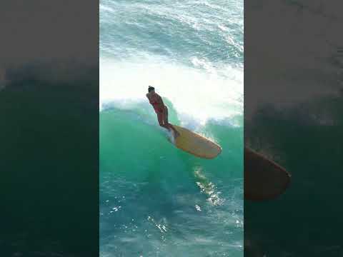 Mahina Akaka surfs Hawaii drone footage #surfergirl #hawaii #dronevideo #dji