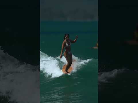Shaley Mercado Surfs Hawaii  #hawaii #surf #surfergirl #bikini
