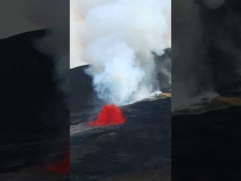 Kilauea Lava Fountain Progression -Episode 47 (May 14, 2026) #volcano #kilaueavolcano #hawaiivolcano