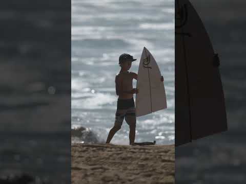 Surfer's Free Fall at Pipeline #surf #hawaii