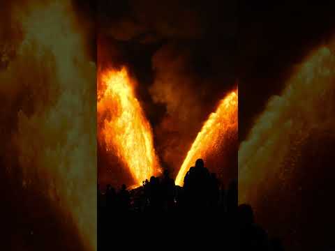 Episode 35 Kilauea Volcano Eruption Twin Fountains 🌋  #hawaii #kilaueavolcano #volcanoeruption